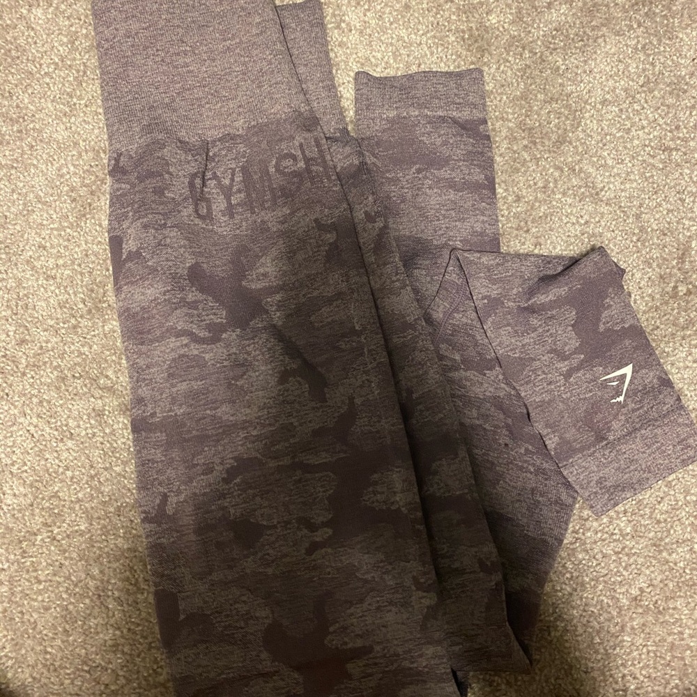 Gym Shark Workout leggings Camo